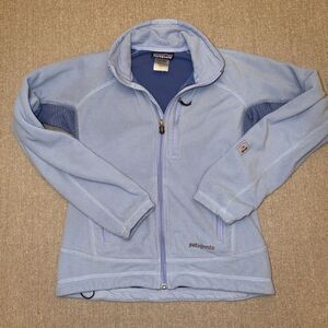 Patagonia Womens Extra Small  XS Blue R4 Regulator Fleece Jacket Vtg